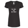 Women's Poly-Rich V-Neck T-Shirt Thumbnail